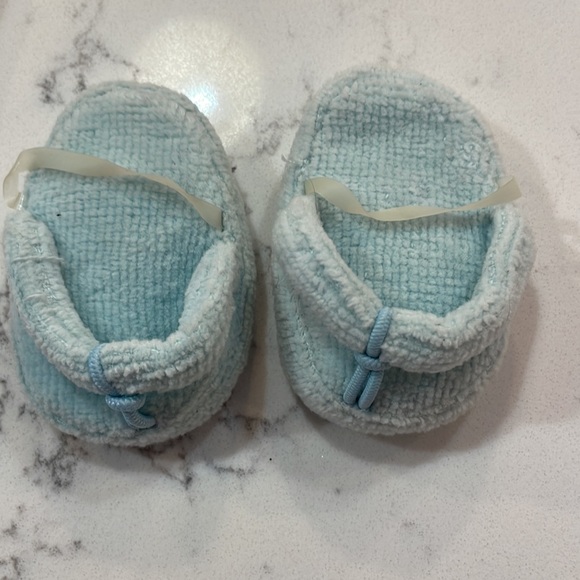 Authentic American Girl Doll Cozy Star Spa Robe, Slippers & Headband - Picture 4 of 10